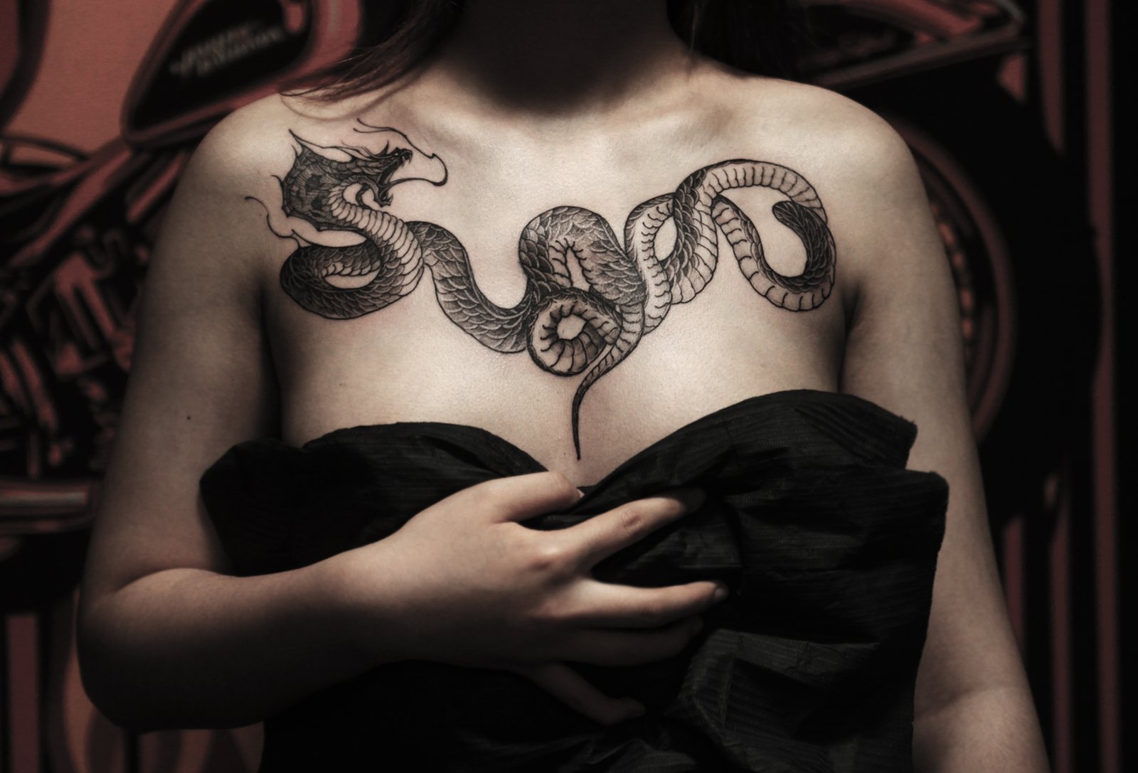 DragonLee ink-wash tattoo - Dragonlee Tokyo tattoo